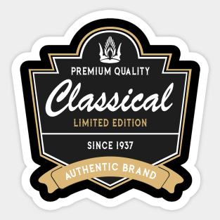 Premium Quality Classical Limited Edition Sticker